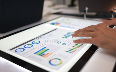 close up  on spreadsheet business's data dashboard on paper  for a meeting of business financial and economy